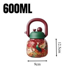 FFBH Large Capacity Vacuum Flasks Protable Thermos Handle Cold and Hot Stainless Steel Thermos Drinkware Household Merchandises 9R3H1