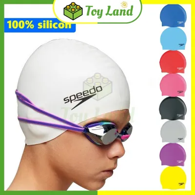 [Speed] Nón Bơi Speed Mũ Bơi Người Lớn Và Che Gáy Cho Bé Chống Nước Nón Bơi Silicon Nam Nữ Dụng Cụ Bơi Swiming Cap