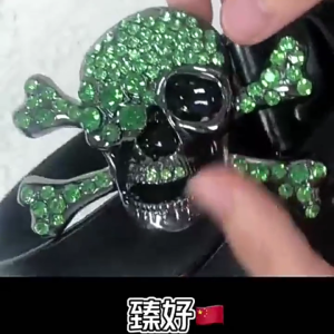 Metallic Skull Buckle Waist Belts for Woman Wide Buckle Belt for Cowboy Cowgirl Strap Female Jeans Skirt Waistband