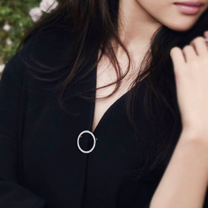 Thời trang vòng tinh thể vật giữ kính Trâm Pin vật giữ kính Men pins quần áo thời trang phụ kiện cho phụ nữ Quà Tặng