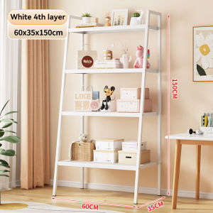 K_MODE 4/5 Tier Multipurpose Storage Rack Metal Bookshelf Slanted Shelves / Rak Besi / Rak Serbaguna Rak Buku Murah 梯形置物架