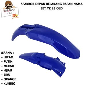 SPAKBOR SET DEPAN BELAKANG YZ 85 YZ85 OLD LAMA MOTOR CROSS TRAIL YAMAHA FENDER DIRT BIKE PNP