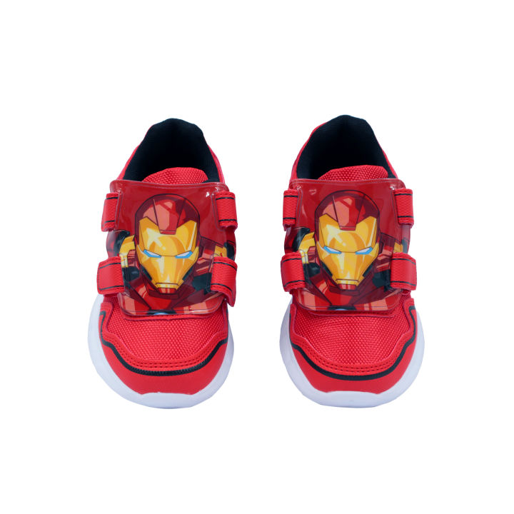 Marvel Iron man Boys Red Sport Shoe With Lights Shoes For Kids Boys Red Colour Canvas Low Top Kids Sneakers Velcro Closure Kids Shoes Breathable Mesh Comfort Shoes Lazada Lazada