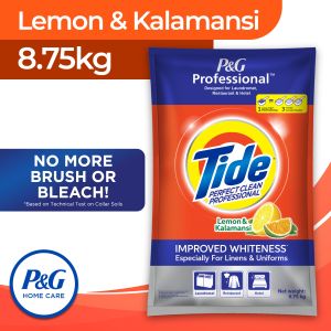 Tide Perfect Clean Laundry Powder Detergent Lemon Kalamansi 8.75Kg (Detergent Powder Laundry Detergent Powder Powder Detergent)