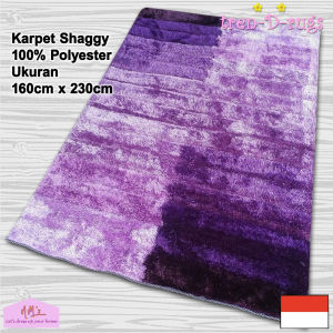 Tren-D-rugs Karpet shaggy bulu tebal alas lantai permadani ruang tamu tidur 160 cm x 230 cm - NMs