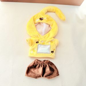 YOUSHI TOP Teletubbies Vải Búp Bê  Dipsy Tinky winky Khăn trải bàn ngồi Trang phục đồ chơi Ăn mặc Quần áo búp bê vải lông 17cm Phụ kiện búp bê cotton