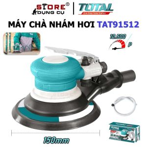 Máy chà nhám 6 "/150mm Total TAT91512 máy chà nhám dùng hơi đầu hút pt 1/4inch tốc độ không tải 10500
