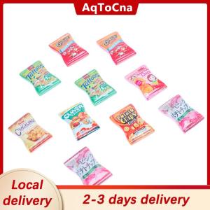 [COD] AqToCna Ship within 24 hours 10pcs set Dollhouse Miniature Kitchen Food Potato Chips DIY Pretend Play Toys