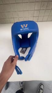Wesing MMA Muay Thai Boxing Helmet Sparring Sanda Martial Arts Headgear Kickboxing Training Head Guard Protector DEO