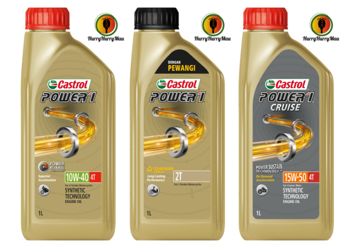 Castrol Power1 4T 2T CRUISE 15W50 (100% Original) Lazada Lazada