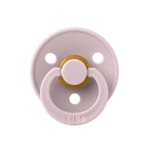 BIBS Colour Baby Pacifiers l BPA-Free Natural Rubber Latex Pacifier l Round Nipple l Made in Denmark