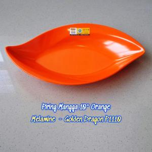 Piring Mangga 10" Melamine - Golden Dragon P1110