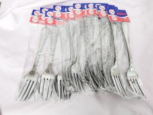 ช้อน+ส้อม สแตนเลส 1คู่ ช้อนส้อม ช้อนข้าว ช้อนยาว