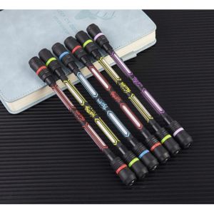 🔥1Pcs🔥 Colorful LED Light Finger Rotating Gel Pen | Finger Playing Matting Pen School Office Set | Fun Game for Kids and Adults