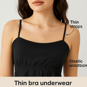 Sleeveless Undershirt Stick It on Without Looking Bulky Wrap Unique Slimming and Slimming Bra Pads
