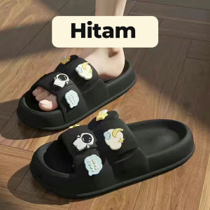 Mainland Sandal Rumah Karakter Sandal Kamar Mandi Slip On Sendal Selop Outdoor Wanita Casual HSN106