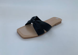 Dép xẹp nơ đế TPR cao cấp chống trượt TT Shoes mũi vuông thuy01