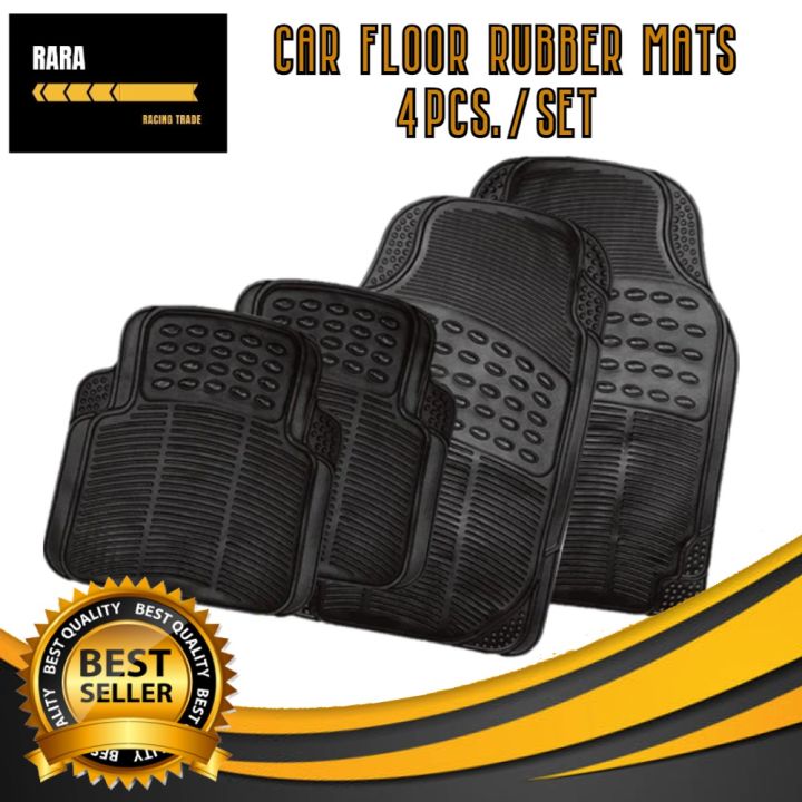 Premium Car Floor Mats for TOYOTA HILUX PICK UP TRUCK Rubber Car Floor