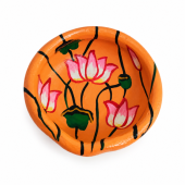 Traditional Handmade Painted Clay Diya for Diwali | Multicolor Natural Clay Oil Lamps for Pooja & Festive Decor | Pack of 1 Pc (Size: 5 cm Diameter)