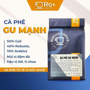 Cà phê Gu Mạnh(Culi Robusta Arabica) hạt bột rang xay nguyên chất 100% gói 250g500g