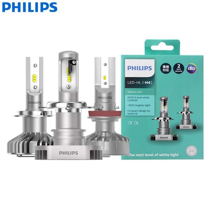 Philips X-treme Ultinon LED H4 H7 H8 H11 H16 9005 9006 HB3 HB4 12V