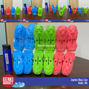 Jepitan Baju/ Pakaian Lion Genki Market
