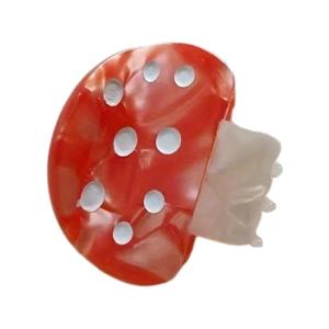 Acetic Hair Claw for Teens Women Small Mushroom Claw Clip Hair Clamps Female Hair Styling Tool Ponytail Hair Decoration