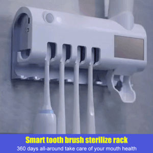 Wallmounted multifunctional toothbrush sterilizer UV sterilization smart shelf sterilizer