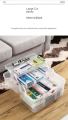 COD + Ready Stock】 First Aid Kit Box Transparent Plastic Family First Aid Box Medicine Storage Box High-capacity Medicine Storage. 