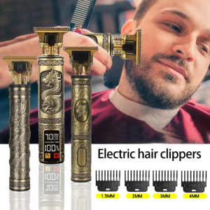 Vintage  Hair Trimmer for men Professional Hair Cutting Machine Cordless Beard Trimmer Clipper Plug