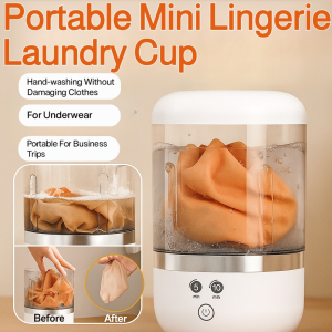 Automatic Mini Portable Washing Machine Dormitory Business Trip Portable Mini Washing Machine 便携式内衣洗衣杯