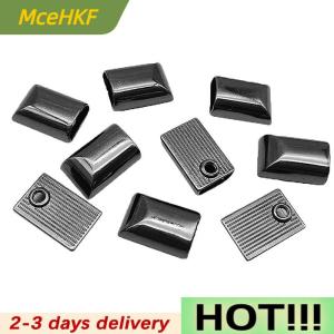 MceHKF 10Pcs Metal Zipper Stopper Zipper Tail Clip Set Plug With Screw DIY Repair For Shoe Backpack Coat Home Sewing Project