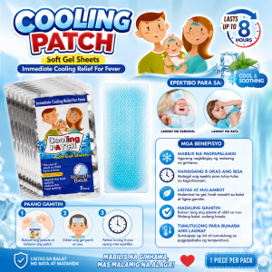 Baby Cooling Patches with Natural Menthol 4x10cm | Cooling Gel Patch for Babies Kids & Adults | Soothing Forehead Cooling Patch for Refreshing Comfort | Portable Cooling Pad for Home Travel & Everyday Use