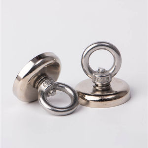 Nam châm cứu hộ nam châm móc treo D36mm lực căng 20KG siêu hút