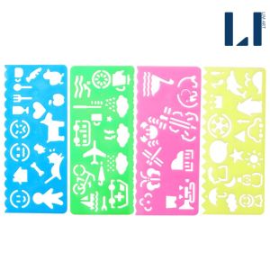 Bộ 5 thước hình sáng tạo dùng trang trí thiệp sổ làm đồ handmade craft...