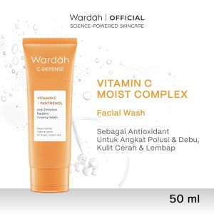 50 ML WARDAH C-DEFENSE ENERGIZING FOAM CREAMY WASH / FACIAL WASH / PEMBERSIH WAJAH