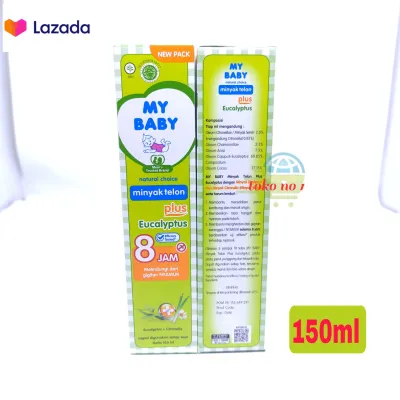 My Baby Minyak Telon Plus Aroma Eucalyptus NEW PACK - Mencegah Perut Kembung Bayi