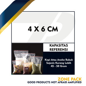 [ 100 PCS ] Plastik Klip Obat | Plastik Klip / Zipper | Plastik Klip Bening Serbaguna