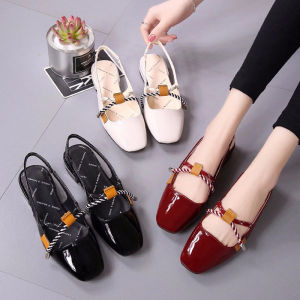 Dép Phong Cách Hàn Quốc Thương Hiệu MANXIXI Xăng Đan Hở Ngón Trẻ Trung Dễ Thương 1.18 Inch Gót Thấp Thời Trang Dành Cho Nữ (Cỡ 35-39)