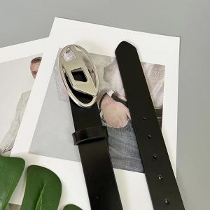 Eason Mall COD Women Waistbands Elegant Fashion All-match Letter JD PU Leather Thin Half Moon Buckle