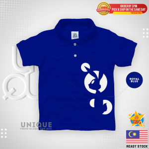 Unique Kids Baju Raya 2024 Kids Polo Boy/Girl 3-14 Years Baju Budak Lelaki/Perempuan E24-5