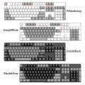 104 Keys ABS Pink Black White Grey Keycaps OEM Profile Universal Light Throught Key Cap for RK61 GK61 RK87. 