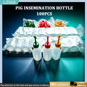100ml Plastic Squeeze Bottle for Pig 100pcs Lightweight