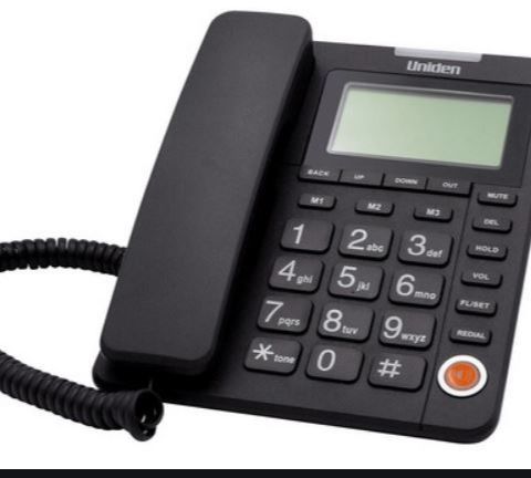 Uniden AS7408 Big Button Display, Message Waiting Lamp