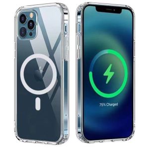 Magnetic Clear Soft Mag-Safe Case for iPhone 17 17Pro 17ProMax 17Air iPhone16 16Pro Max 16Plus iPhone15 15ProMax 15Pro 15Plus iPhone14 14ProMax 14Pro 14Plus iPhone13 13Pro Max 13mini iPhone12 12Pro Max 12mini XsMax XR X XS Protective Cover