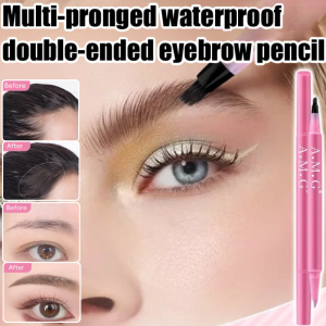 Dualended Eyebrow Pencil Natural Rooted Waterproof NonSmudge Eyebrow Pencil Long Lasting Brow Pencil