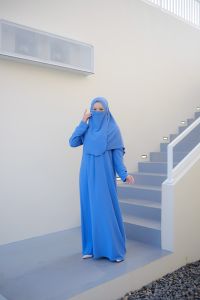 Ar Rikna - GAMIS ABAYA SYARI SET KHIMAR DAN CADAR / GAMIS CADAR TERBARU KEKINIAN / GAMIS SET CADAR REMAJA CRINKLE AIRFLOW