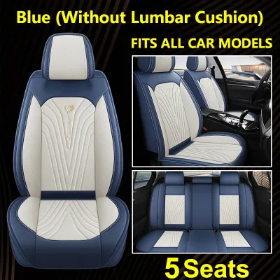 【360° Full Coverage】Universal Leather Car Seat Cover Full Coverage Seat Protector Cushion Universal Kusyen Kereta Suitable For 99% Of Car Models
