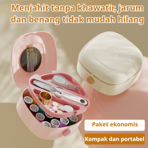 Kotak jahit magnetik rumah tangga artefak jahit berkualitas tinggi rumah tangga praktis menjahit pakaian set menjahit kit jahit