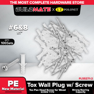 Buildmate x POLOLOCK Tox with Screws #6 / #8 / #10